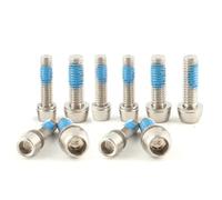 Lot de 10 vis de tige de vélo en acier inoxydable 304, compatibles avec M5/M6, 20 mm de longueur, lot de 10 (M5 x 20 mm)