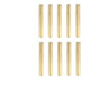 Lot de 10 vis d'espacement filetées femelles vers femelles en laiton hexagonales M4 x 60 mm PCB pilier pour drone quadricoptère, ordinateur et circuit imprimé