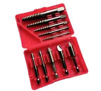 Lot de 10 vis d'extraction de vis en acier au carbone - Enlèvement efficace des extraits lâches - Vis solides ou endommagées avec facilité - Extracteurs en acier au carbone