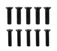 Lot de 10 vis filetées à gauche M5 x 22 mm pour mandrin de perceuse