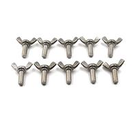 Lot de 10 vis papillon en acier inoxydable 304 M8 x 16