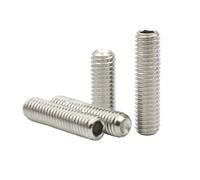 Lot de 10 vis sans tête hexagonales creuses à six pans creux, sans tête, en acier inoxydable DIN916 304, de dimensions M2 à M16.(8mm,M5 x10pcs)