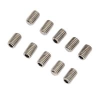 Lot de 10 vis sans tête pour planche de surf - 5 mm - En acier inoxydable - Pour planche de surf/SUPs/planche longue - Vis sans tête en acier inoxydable - Légères et portables