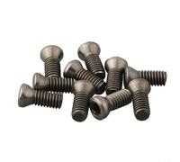 Lot de 10 vis Torx M2 5/pour 5 pour outils de tour CNC, pièces de rechange en carbure de tungstène, fixations en acier pour machines y compris commande numérique et montage de bateau (x 10 mm)