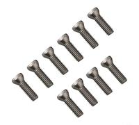Lot de 10 vis Torx M2 5/pour 5 pour remplacement d'inserts en carbure dans les outils de tour CNC, vis de machine en acier pour machines et équipements de bureau (0,5 x 12 mm)