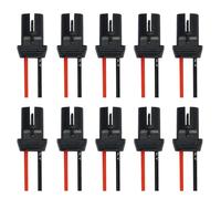 Lot de 10 W5W T10 194 W3W Support de Douille Ampoule caoutchouc Connecteur T10 W5W WY5W Adaptateur Lampe feux clignotant stationnement éclairage plaque Immatriculation 3-5 Watt L&P B586-2-10