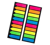 Lot de 100/120 étiquettes colorées en PET repositionnables et inscriptibles pour bloc-notes, planificateurs, classeurs, bandes adhésives