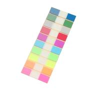Lot de 100/120 étiquettes colorées en PET repositionnables et inscriptibles pour bloc-notes, planificateurs, classeurs, classeurs, marqueurs à code couleur