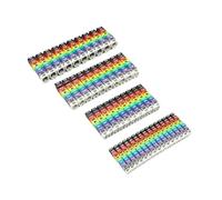 Lot de 100/150 marqueurs câbles colorés, étiquettes réseau(Color 4)