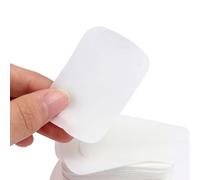 Lot de 100/200/500 feuilles de savon jetables jetables solubles dans l'eau pour le camping, la randonnée, les activités en plein air