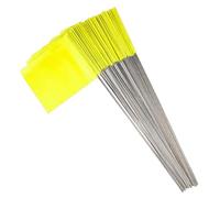 Lot de 100/200 drapeaux de pelouse imperméables pour arroseur, enquête, lignes utilitaires