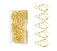 Lot de 100/200 trombones en métal coloré en forme de cœur pour documents, notes, cartes postales, organisation, trombones en forme de cœur