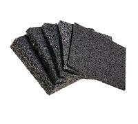 Lot de 100 6 mm terrassenpad, terrassenpads, terrasses Construction en granulés de caoutchouc