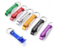 Lot de 100/60/30 porte-clés décapsuleurs en vrac, texte personnalisé, logo et photo, idéal pour les mariages, fêtes, événements, cadeaux d'entreprise et cadeaux