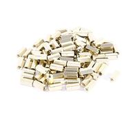 Lot de 100 à tête hexagonale Boulons pour femelle écrou laiton hexagonale à Entretoise M3 x 10 m3 10 mm