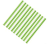 Lot de 100 accessoires de fixation pour film de serre, colliers de serrage en plastique pour serre, clip de tuyau en fibre de verre, boucle de serre avec clip de queue (6 mm)