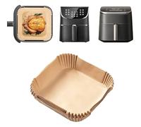 Lot de 100 accessoires de papier sulfurisé pour friteuse à air chaud COSORI 5,5 l 6 l Turboblaze Airfryer XXL Cosori Accessoires Papier sulfurisé pour NINJA COSORI CAF-DC601-KEU Cp158-AF