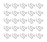 Lot de 100 agrafes à chaud 0,6 mm 0,8 mm pour kit de réparation de soudeur en plastique, fixations en acier inoxydable pour pare-chocs de voiture, clous de soudure prédécoupés (A)