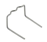 Lot de 100 agrafes à chaud 0,6 mm 0,8 mm pour kit de réparation de soudeur en plastique, fixations en acier inoxydable pour pare-chocs de voiture, clous de soudure prédécoupés (C)