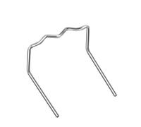 Lot de 100 agrafes à chaud de 0,6 mm et 0,8 mm pour soudeur en plastique, agrafes de réparation en acier inoxydable compatibles avec pare-chocs de voiture pour kit de réparation de garde-boue, pointes