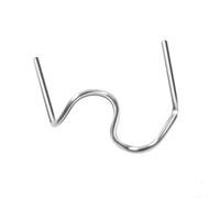 Lot de 100 agrafes à chaud en acier inoxydable pour soudage en plastique 0 6/0 8 mm de diamètre, clous pré-découpés pour pare-chocs de voiture (D)