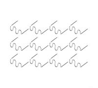 Lot de 100 agrafes à chaud en plastique 0,6/0,8 mm - Kit de réparation pour pare-chocs de voiture - Recharges de rechange pour soudage de fissures (agrafes ondulées de 0,8 mm)