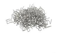 Lot de 100 agrafes à chaud pour soudure plastique, 0,6 mm, 0,8 mm, recharges en acier inoxydable pour kit de réparation de pare-chocs de voiture, compatibles avec les soudeurs en nylon, PVC, ABS (B)