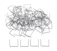 Lot de 100 agrafes plates 0 6 mm en acier inoxydable pour réparation de chalumeau de pare-chocs de voiture