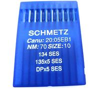 Lot de 100 aiguilles 134 SES 135X5 Dpx5 pour machine à coudre industrielle 10/70
