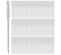Lot de 100 aiguilles universelles pour machine à coudre - Taille universelle - 100/16 - Aiguilles robustes pour machine à coudre - Aiguilles à pointe régulière compatibles avec les machines à coudre