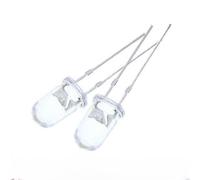 Lot de 100 ampoules LED super lumineuses de 3 mm - Rouge, bleu, vert, blanc, jaune, diodes électroluminescentes transparentes pour applications industrielles et commerciales, 10 000 - 12 000 (jaune)