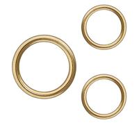 Lot de 100 anneaux de rideau en laiton plaqué 13 mm pour stores romains