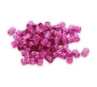 Lot de 100 anneaux d'extension de cheveux en aluminium pour tresses, dreadlocks, accessoires de style pratiques pour fêtes, cosplay, anneaux en aluminium pour tresses