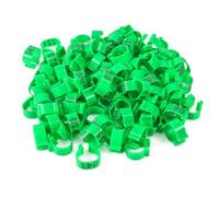 Lot de 100 anneaux d'identification en plastique pour pattes de volaille et canard, 16 mm