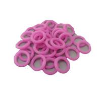 Lot de 100 anneaux élastiques pour pattes de pigeon, couleurs mélangées, 8 mm, pour identification des pigeons,8mm