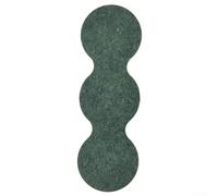 Lot de 100 anneaux en papier isolant de batterie en fibre verte, joints en pâte de bois pour piles C et D, entretoises en carton avec disques de protection contre les courts-circuits, lot de 100 (C)
