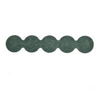 Lot de 100 anneaux en papier isolant de batterie en fibre verte, joints en pâte de bois pour piles C et D, entretoises en carton avec disques de protection contre les courts-circuits, lot de 100 (E)