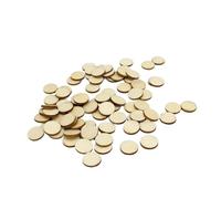Lot de 100 anneaux ronds en bois brut for loisirs créatifs, fabrication de cartes, scrapbooking, bricolage, embellissements, arts décoratifs Pour Pyrograveur(15mm)