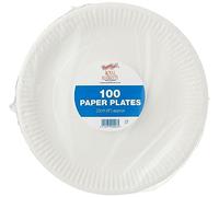 Lot de 100 assiettes en cartons larges