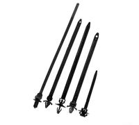 Lot de 100 attaches de câble assorties pour une fixation efficace des faisceaux de câbles et une gestion de ligne dans différents besoins d'installation