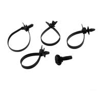 Lot de 100 attaches de câble de tailles mixtes pour harnais de voiture en nylon pour la gestion et l'organisation des fils