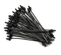 Lot de 100 attaches de câble en nylon noir pour harnais de câbles de camion classique