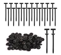 Lot de 100 attaches de câble universelles en nylon, auto-bloquantes, serre-câbles polyvalents, en plastique, fixation à pousser, serre-câbles universels pour réparation de voiture