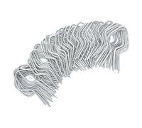 Lot de 100 attaches de clôture en métal de calibre 11 pour une installation facile dans les ranchs et les fournitures de jardin