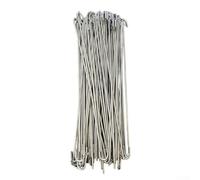 Lot de 100 attaches de clôture robustes en aluminium de calibre 11 pour mailles de chaîne pour clôtures de jardin et clôtures de chenil (25,4 cm)