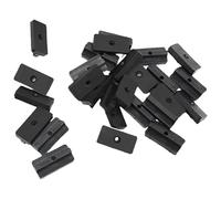 Lot de 100 attaches de pont composites robustes pour sécuriser les sols extérieurs, installation facile, fixations solides