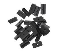 Lot de 100 attaches de terrasse solides en composite - Installation simple pour terrasse extérieure - Accessoires professionnels pour terrasse