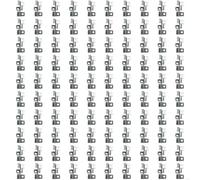 Lot de 100 attaches en acier inoxydable for terrasses composites, avec vis et embouts(M)