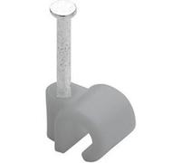 Lot de 100 attaches-fils, Diamètre de 4 à 7 mm, L.20 mm, Gris gris G