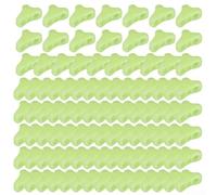 Lot de 100 attaches lumineuses en plastique pour tente avec design réglable pour attacher en toute sécurité l'équipement extérieur (S)